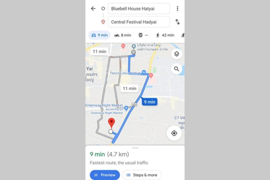 Bluebell House Hatyai - Cosy 3 Bedrooms For 10 Pax - 9 Mins Drive To Lee Grd Ban Kho Hong Exterior photo